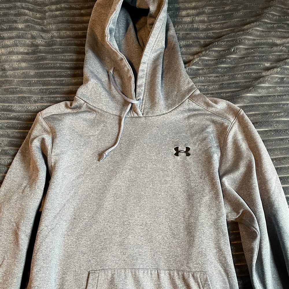 Gray Under Armour Unisex Hoodie S